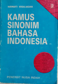 Image of Kamus Sinonim Bahasa Indonesia