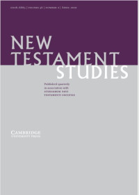 Image of New Testament Studies Volume 55, Number 1